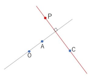 法線ベクトル 直線 例題2
