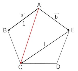 ベクトル 正五角形 例題1-2