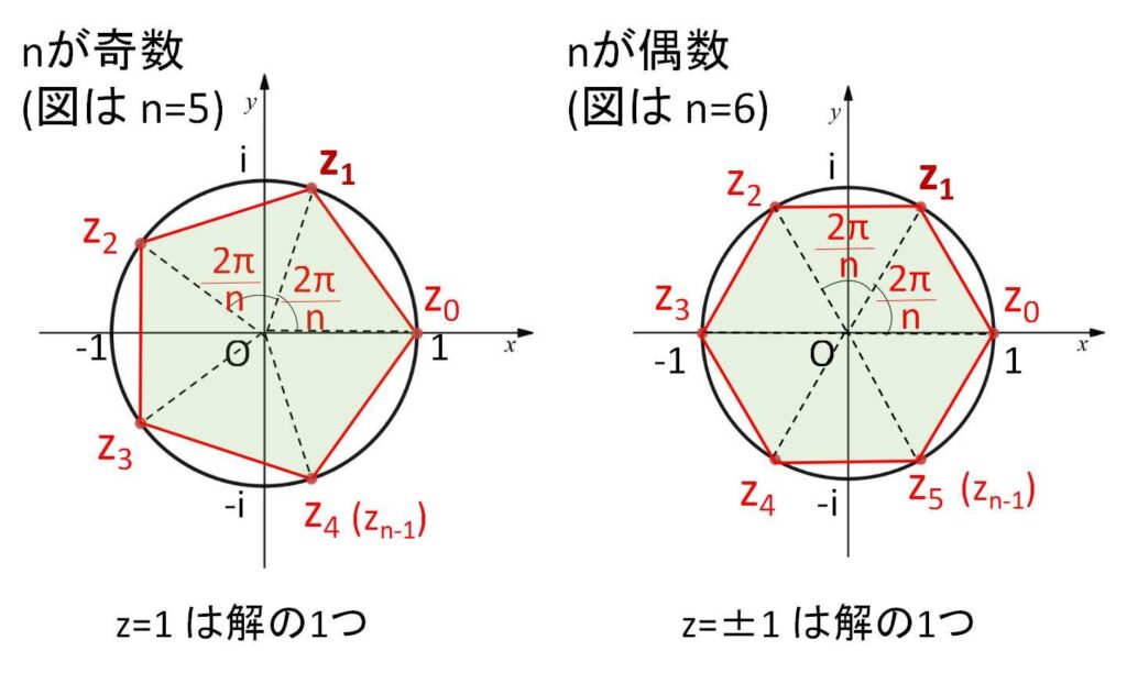 z^n=1 の解 | 教えて数学理科